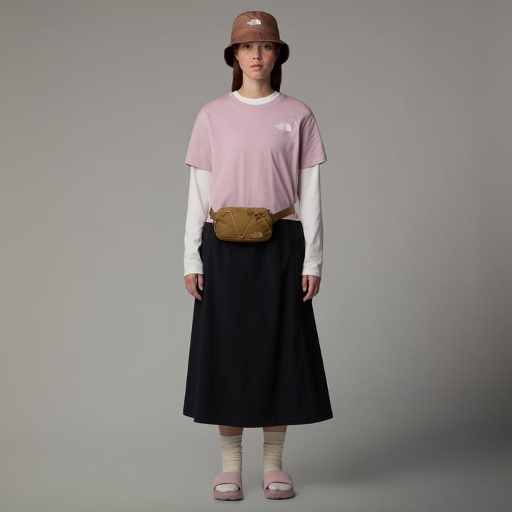 The North Face Women's Cropped Simple Dome T-Shirt Metal Pink The North Face The North Face Women's Cropped Simple Dome T-Shirt Metal Pink The North Face