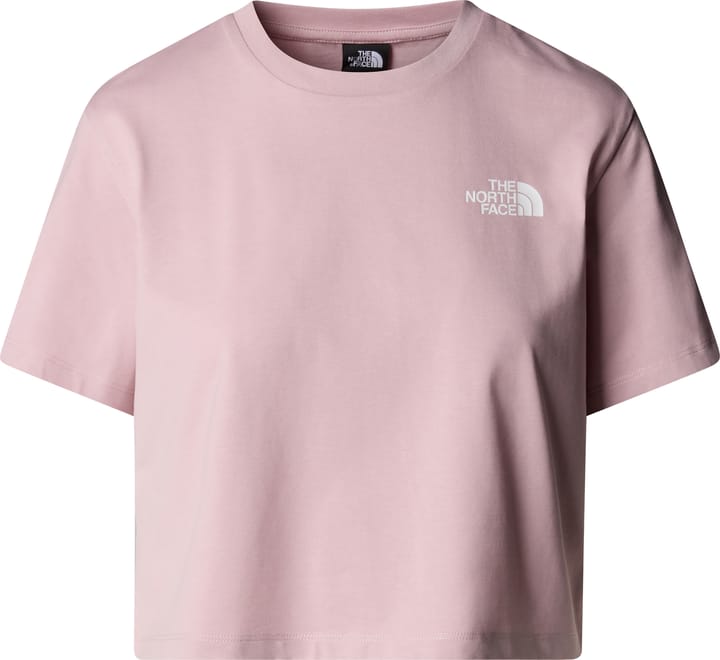 The North Face Women's Cropped Simple Dome T-Shirt Metal Pink The North Face