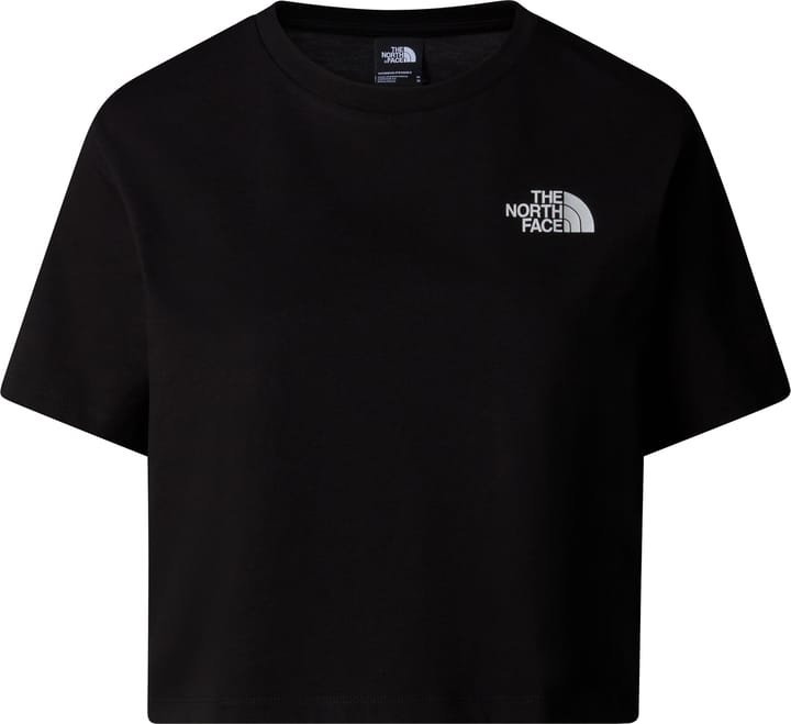 The North Face Women's Cropped Simple Dome T-Shirt TNF Black The North Face