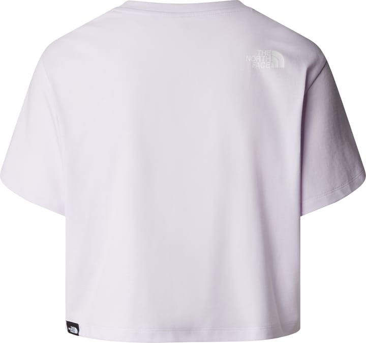 The North Face Women's Cropped Simple Dome T-Shirt Icy Lilac The North Face