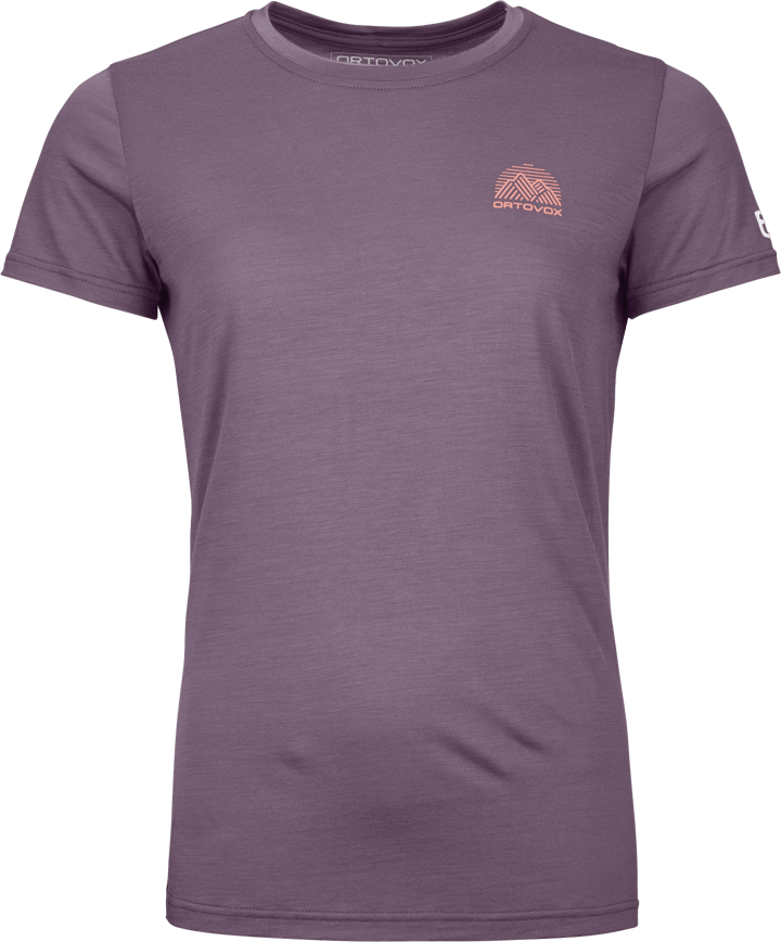 Ortovox Women's 120 Cool Tec MTN Stripe T-Shirt Wild Berry Ortovox