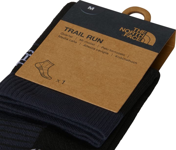 The North Face Trail Run Quarter Socks TNF Black The North Face