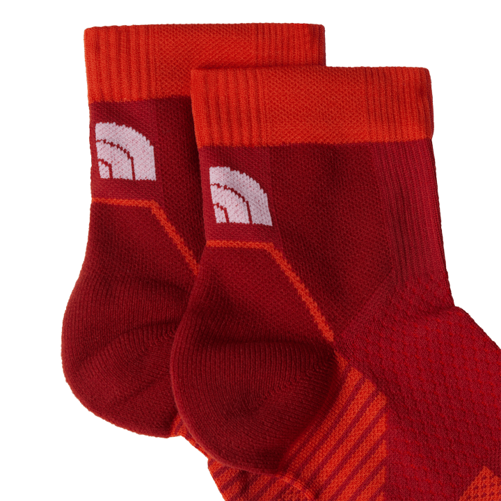 The North Face Trail Run Quarter Socks Iron Clay/lava Red The North Face