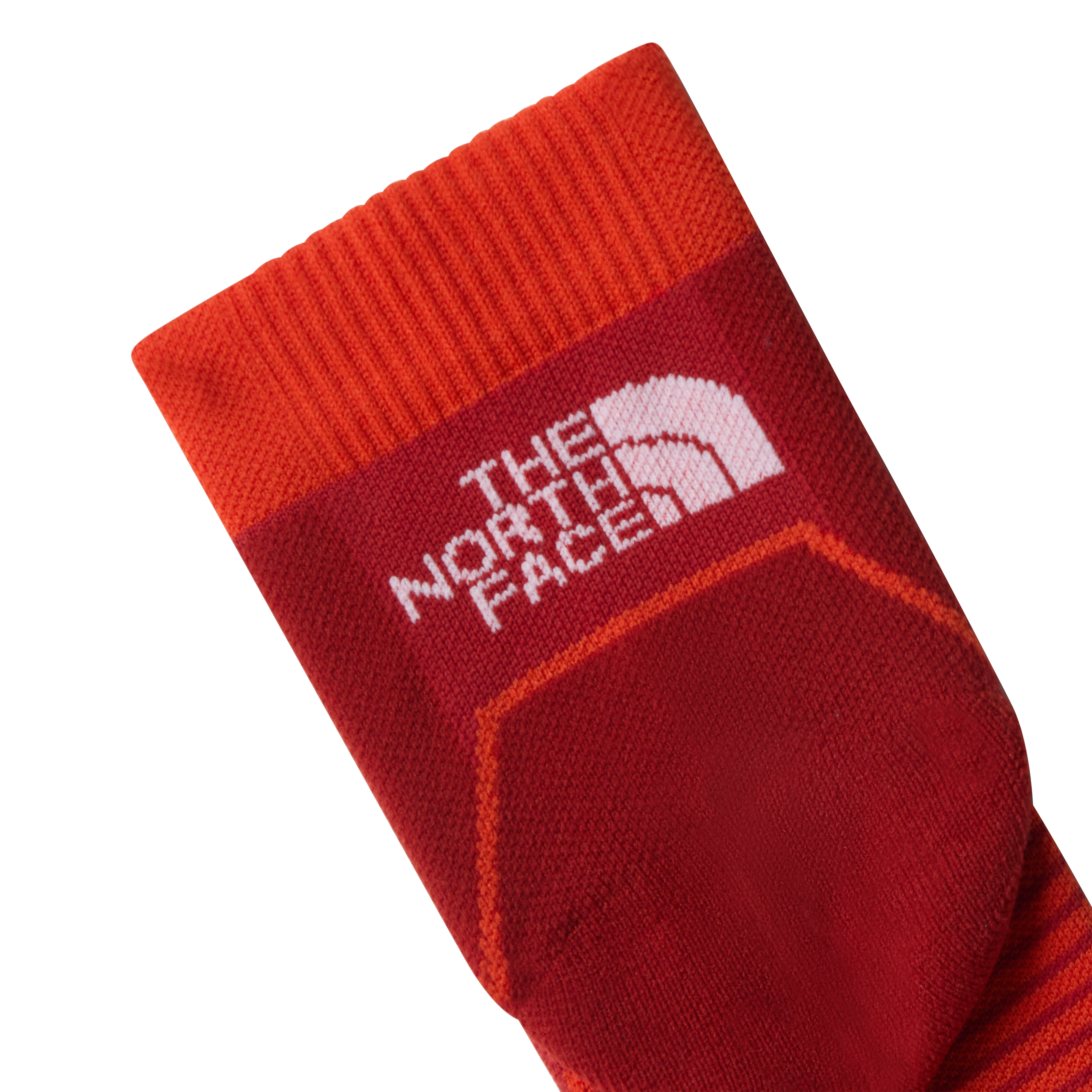 The North Face Trail Run Quarter Socks Iron Clay/lava Red