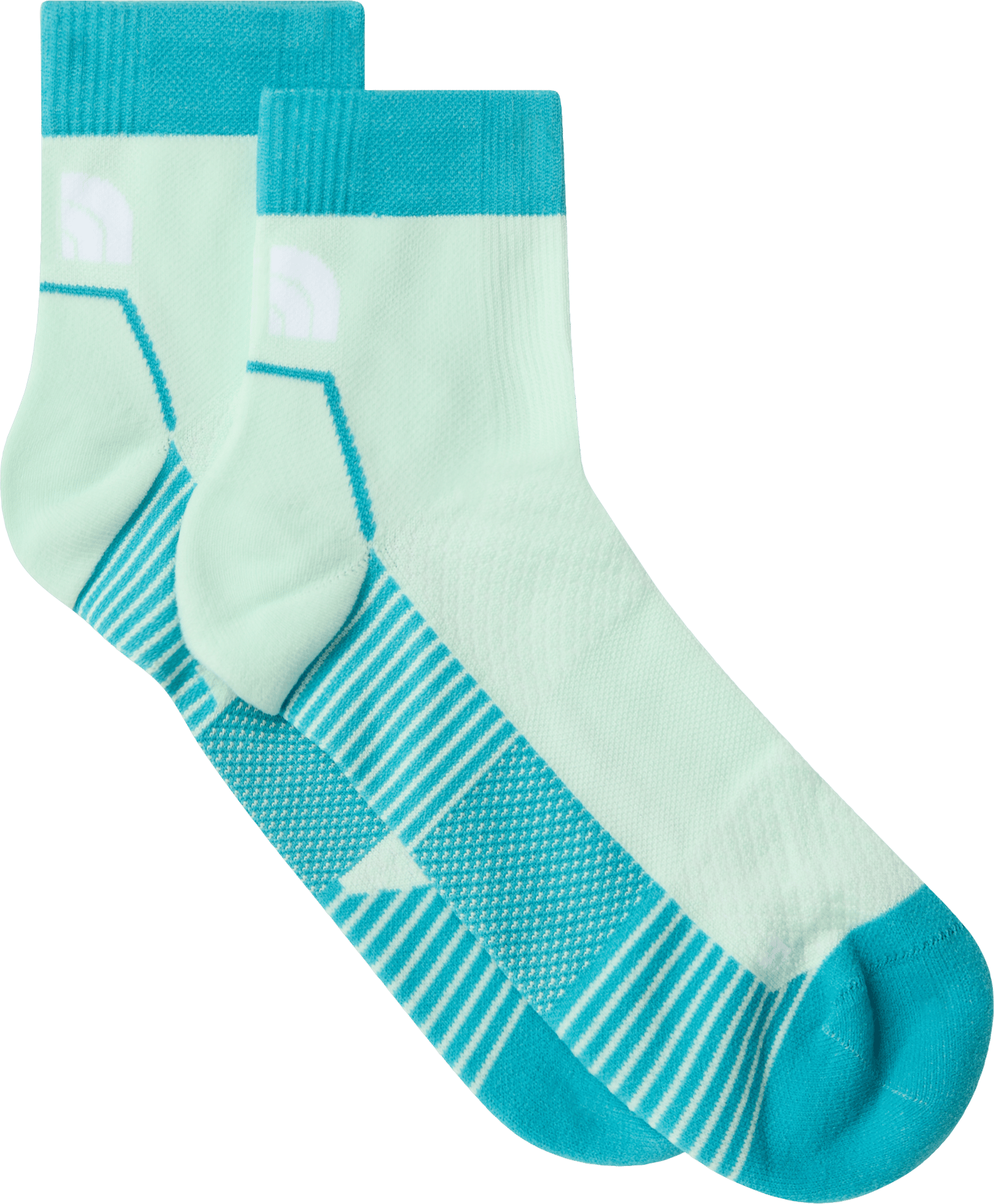 The North Face Trail Run Quarter Socks Opal Frost/river Ice