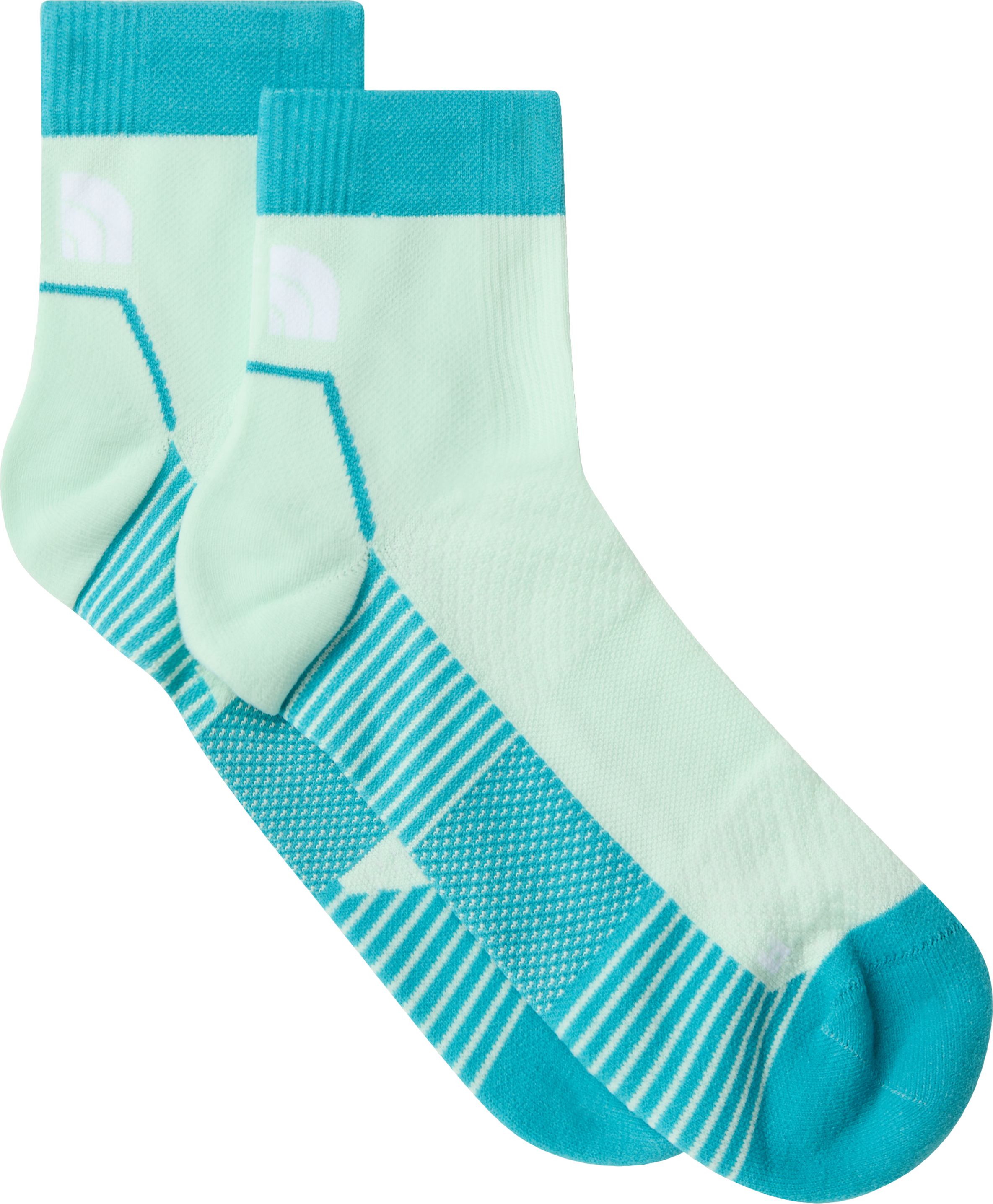 The North Face Trail Run Quarter Socks Opal Frost/river Ice