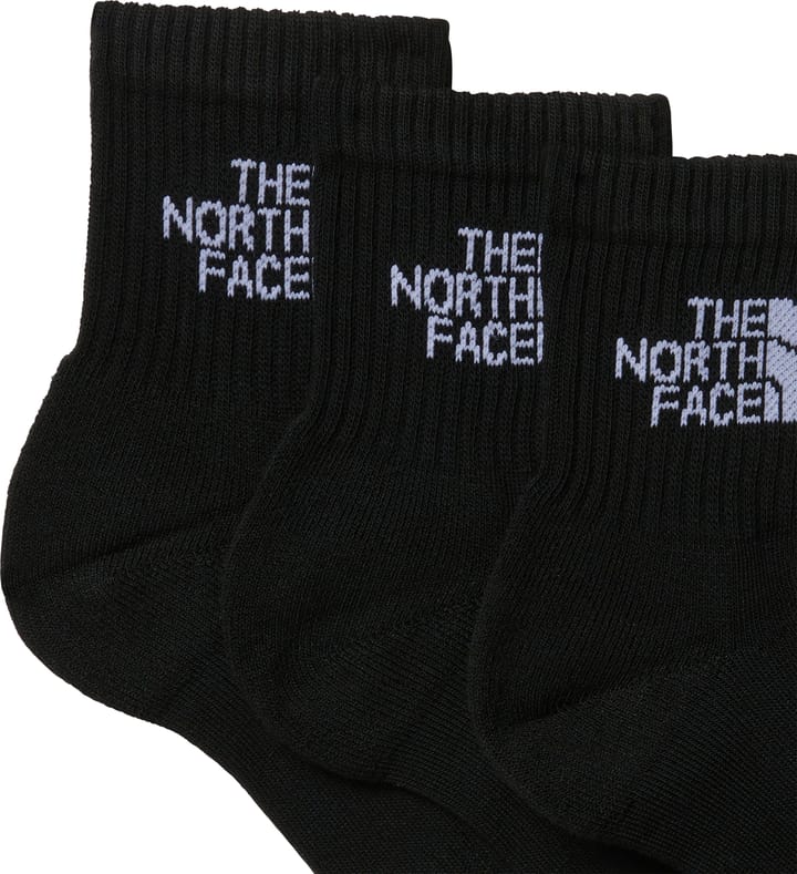The North Face Multi Sport Cush Quarter Sock 3p TNF Black The North Face