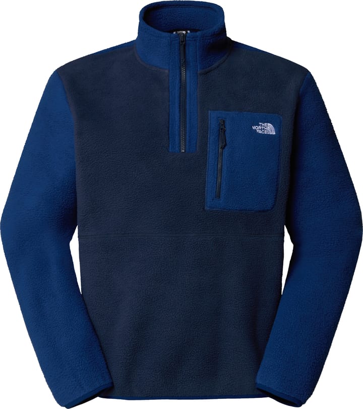 The North Face Men's Yumiori 1/4 Zip Fleece Jacket Summit Navy/Estate Blue The North Face