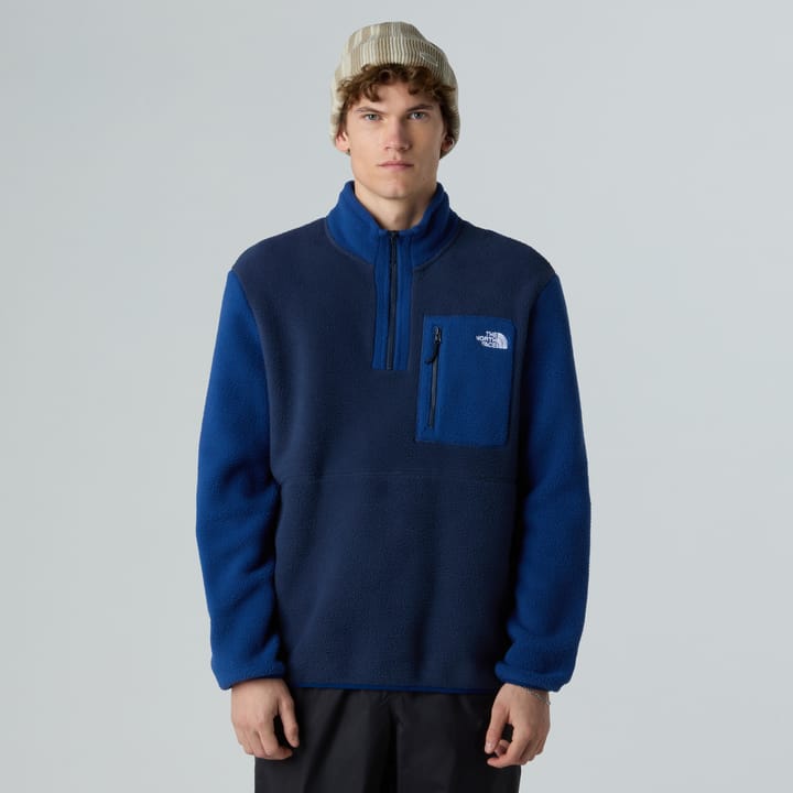 The North Face Men's Yumiori 1/4 Zip Fleece Jacket Summit Navy/Estate Blue The North Face The North Face Men's Yumiori 1/4 Zip Fleece Jacket Summit Navy/Estate Blue The North Face