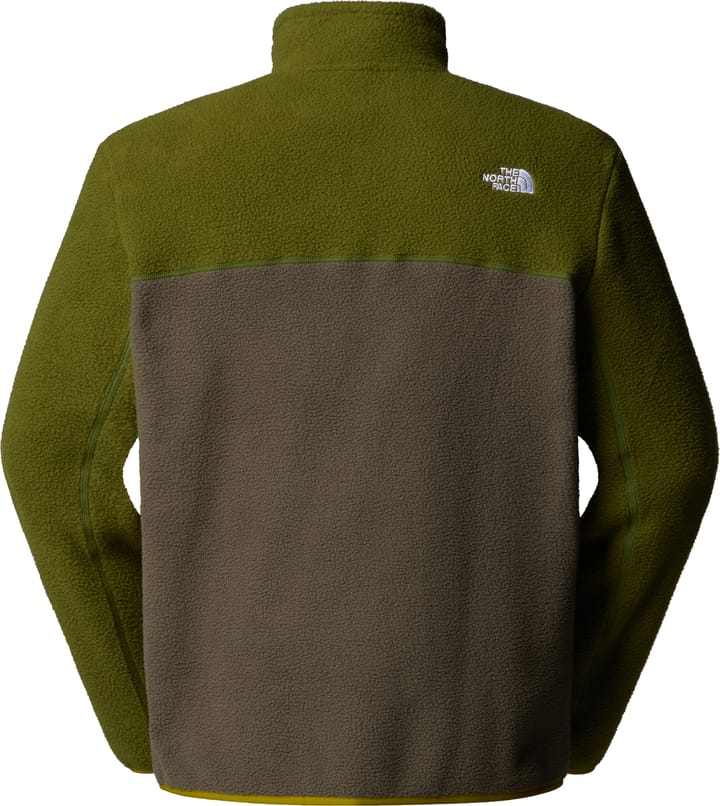 The North Face Men's Yumiori 1/4 Zip Fleece Jacket New Taupe Green/Woodland Green/Deep Dijon The North Face
