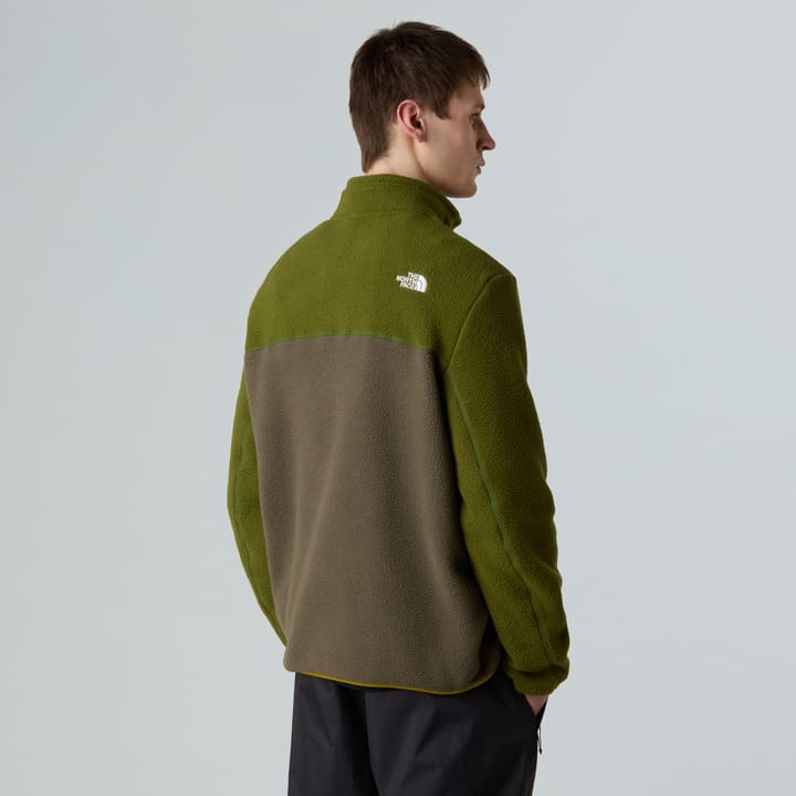 The North Face Men's Yumiori 1/4 Zip Fleece Jacket New Taupe Green/Woodland Green/Deep Dijon The North Face The North Face Men's Yumiori 1/4 Zip Fleece Jacket New Taupe Green/Woodland Green/Deep Dijon The North Face