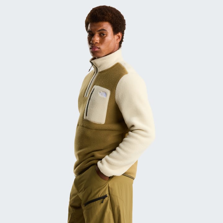 The North Face Men's Yumiori 1/4 Zip Fleece Jacket Cedar/desert Stone/new The North Face