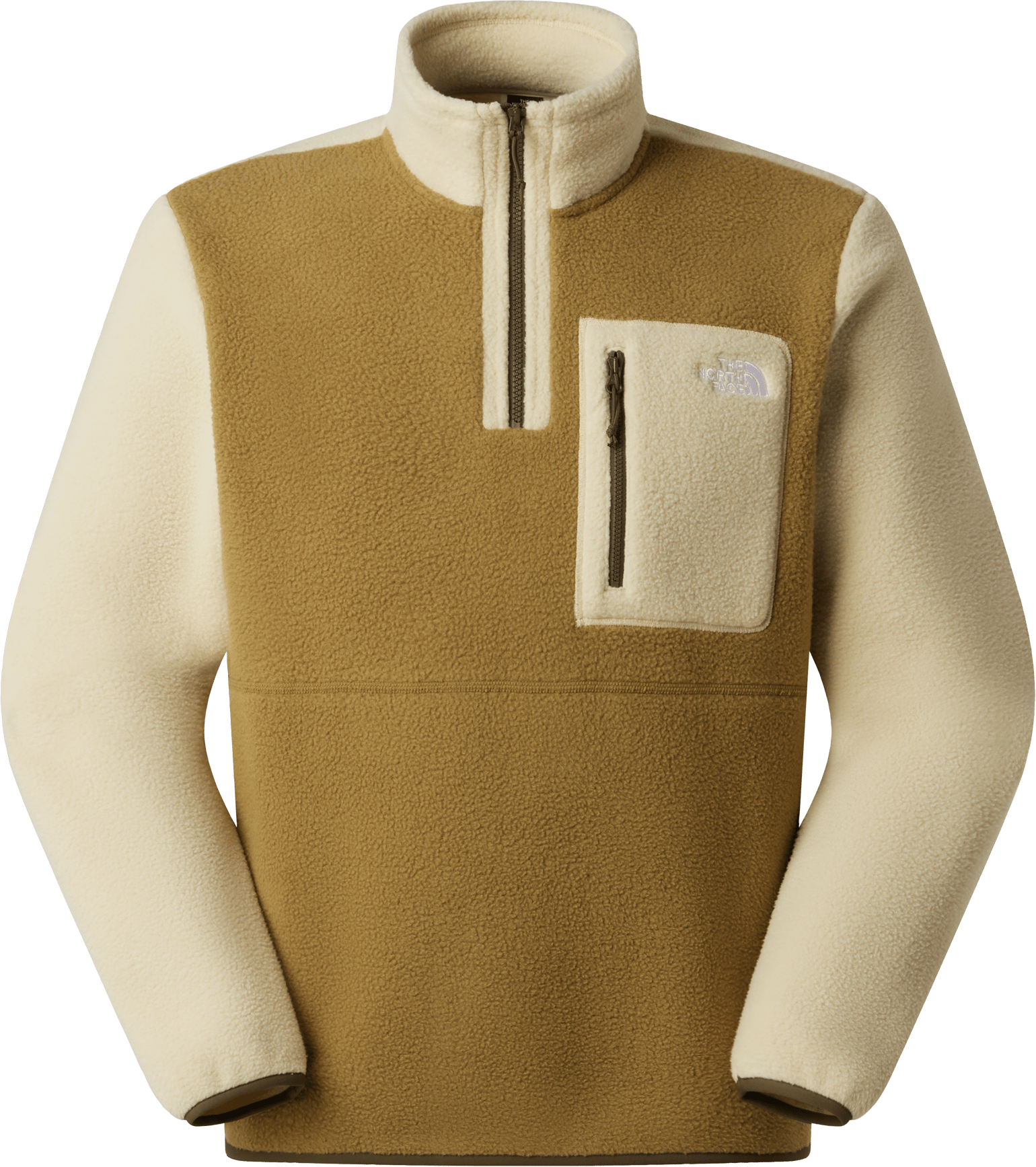 The North Face Men's Yumiori 1/4 Zip Fleece Jacket Cedar/desert Stone/new