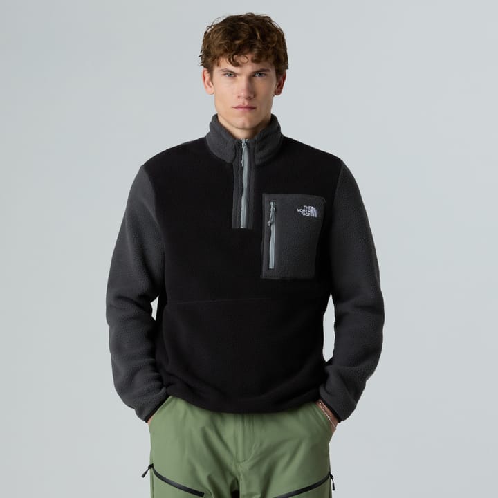 The North Face Men's Yumiori 1/4 Zip Fleece Jacket TNF Black/Asphalt Grey/Monument Grey The North Face