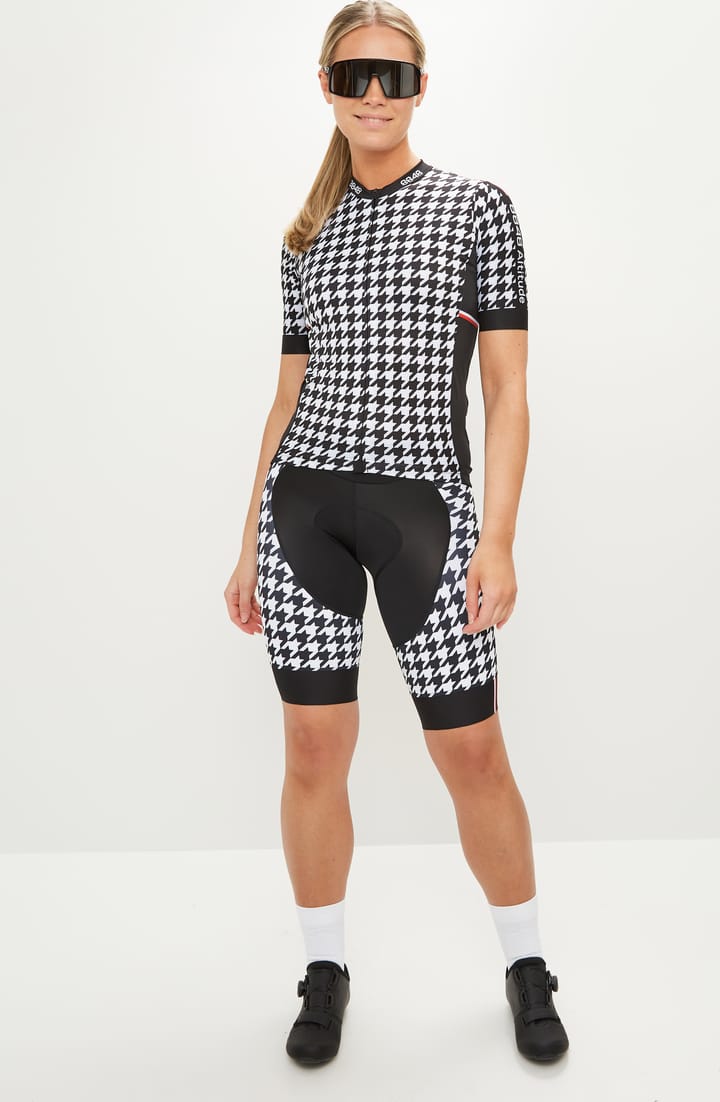 Women's Dogtooth Jersey Black 8848 Altitude