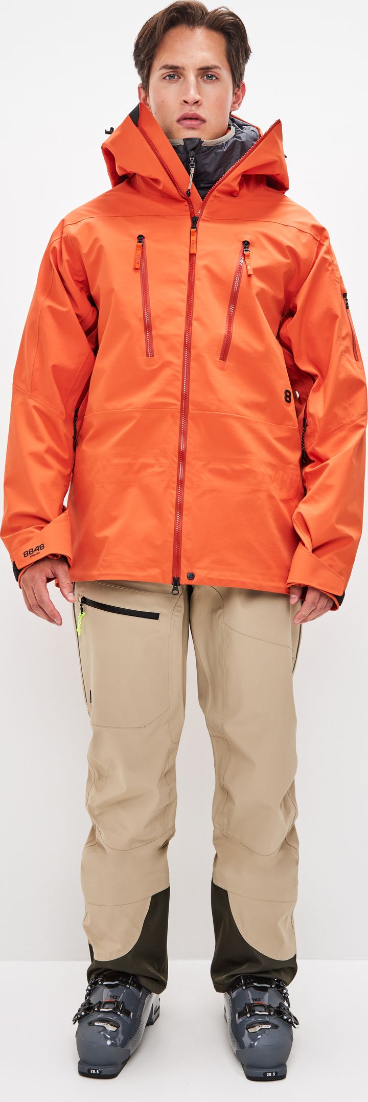 Men's Gansu 4.0 Shell Jacket Orange Rust 8848 Altitude