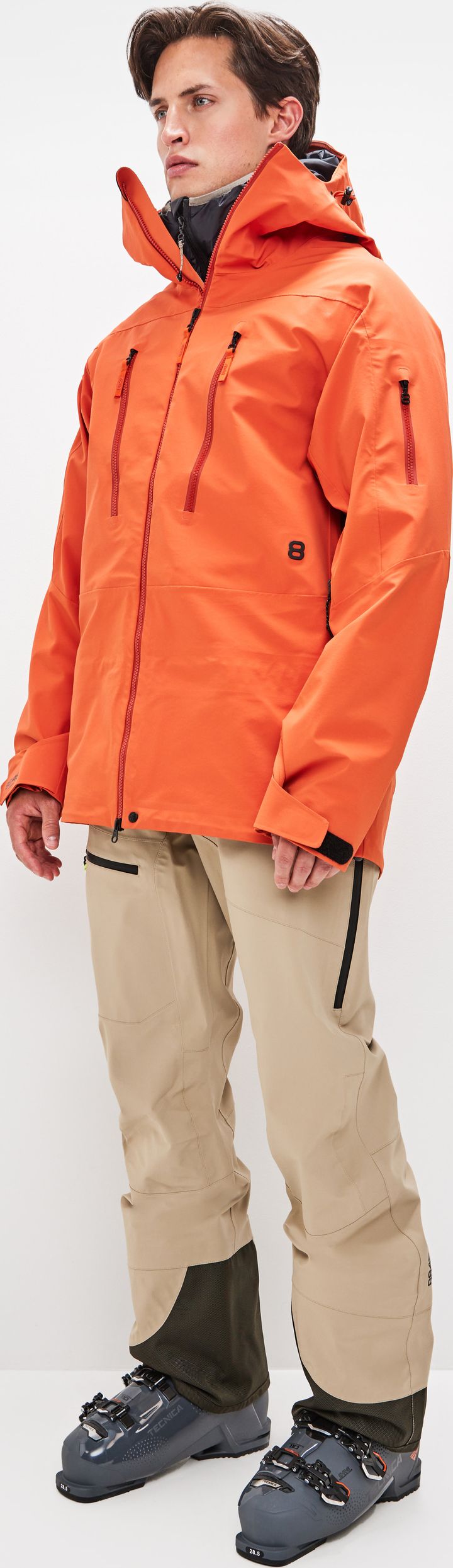 Men's Gansu 4.0 Shell Jacket Orange Rust 8848 Altitude