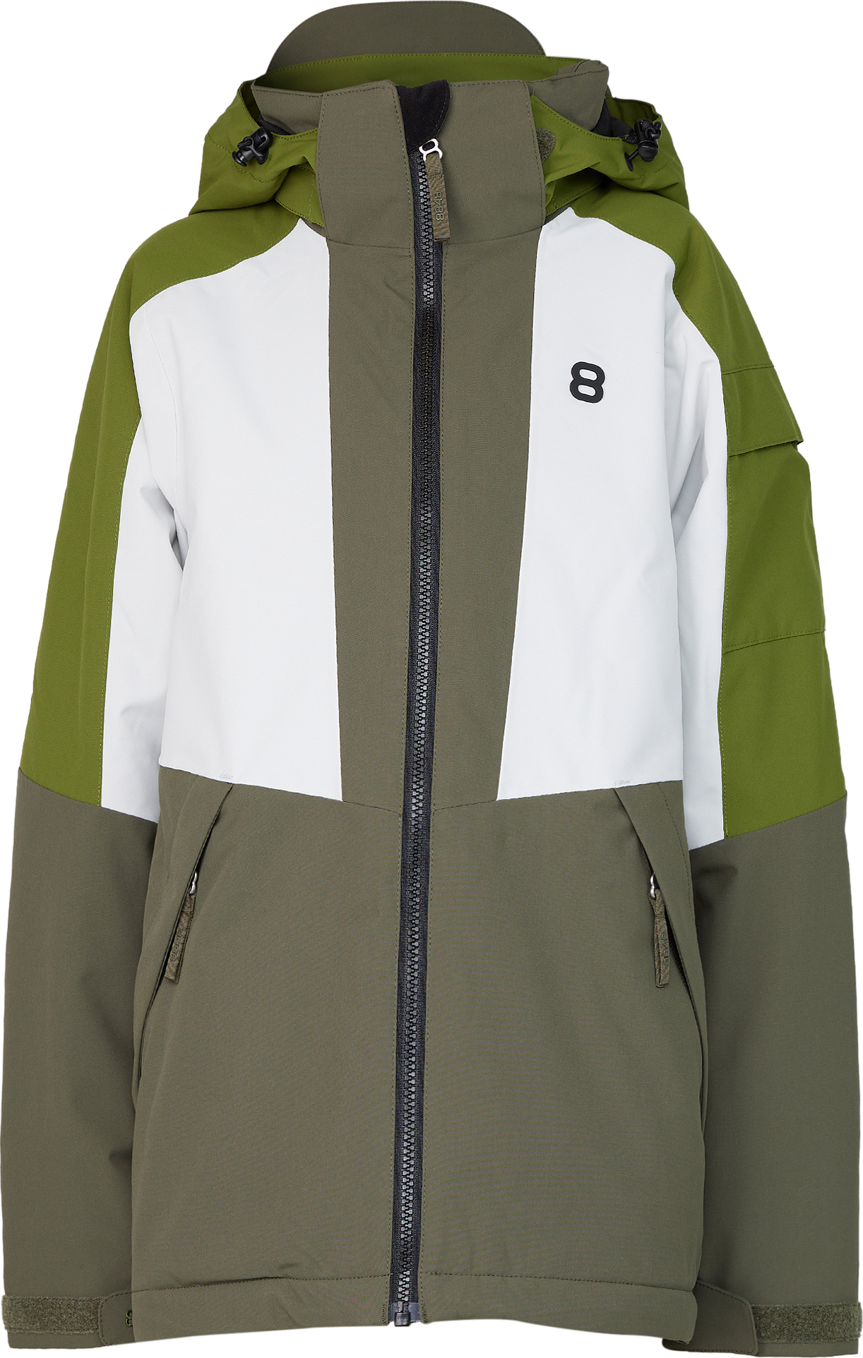 8848 Altitude Juniors’ Otis Ski Jacket Army Green
