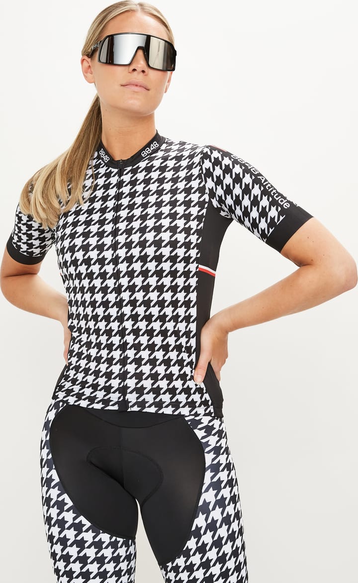 Women's Dogtooth Jersey Black 8848 Altitude