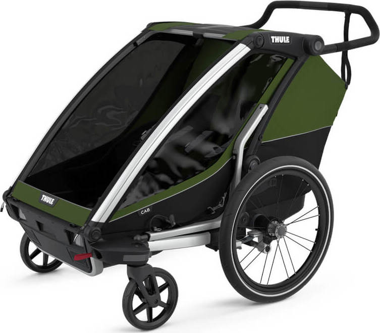 Thule Chariot Cab2 Cypress Green Cykel- & Barnvagnar CypresGreen OneSize