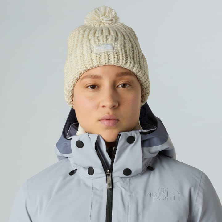 The North Face Cozy Chunky Cabin Beanie Gardenia White/Gravel/Khaki Stone/Gardenia White The North Face