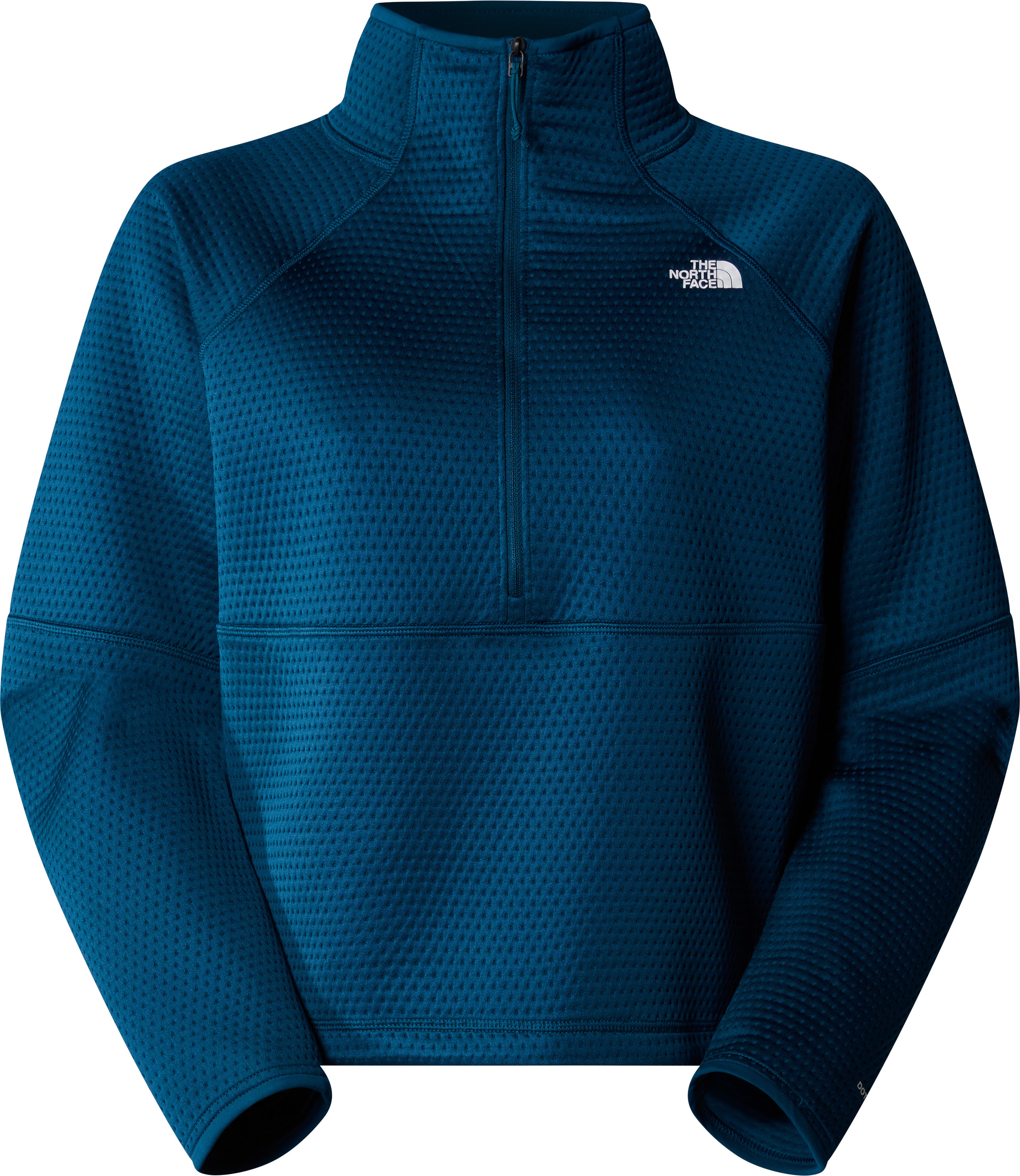The North Face Women's Vertical Thermal 1/4 Zip Fleece Midnight Petrol Välikerrospuserot XS