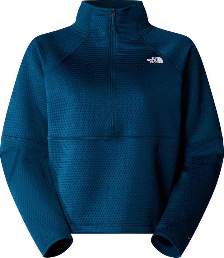 The North Face Women's Vertical Thermal 1/4 Zip Fleece Midnight Petrol The North Face
