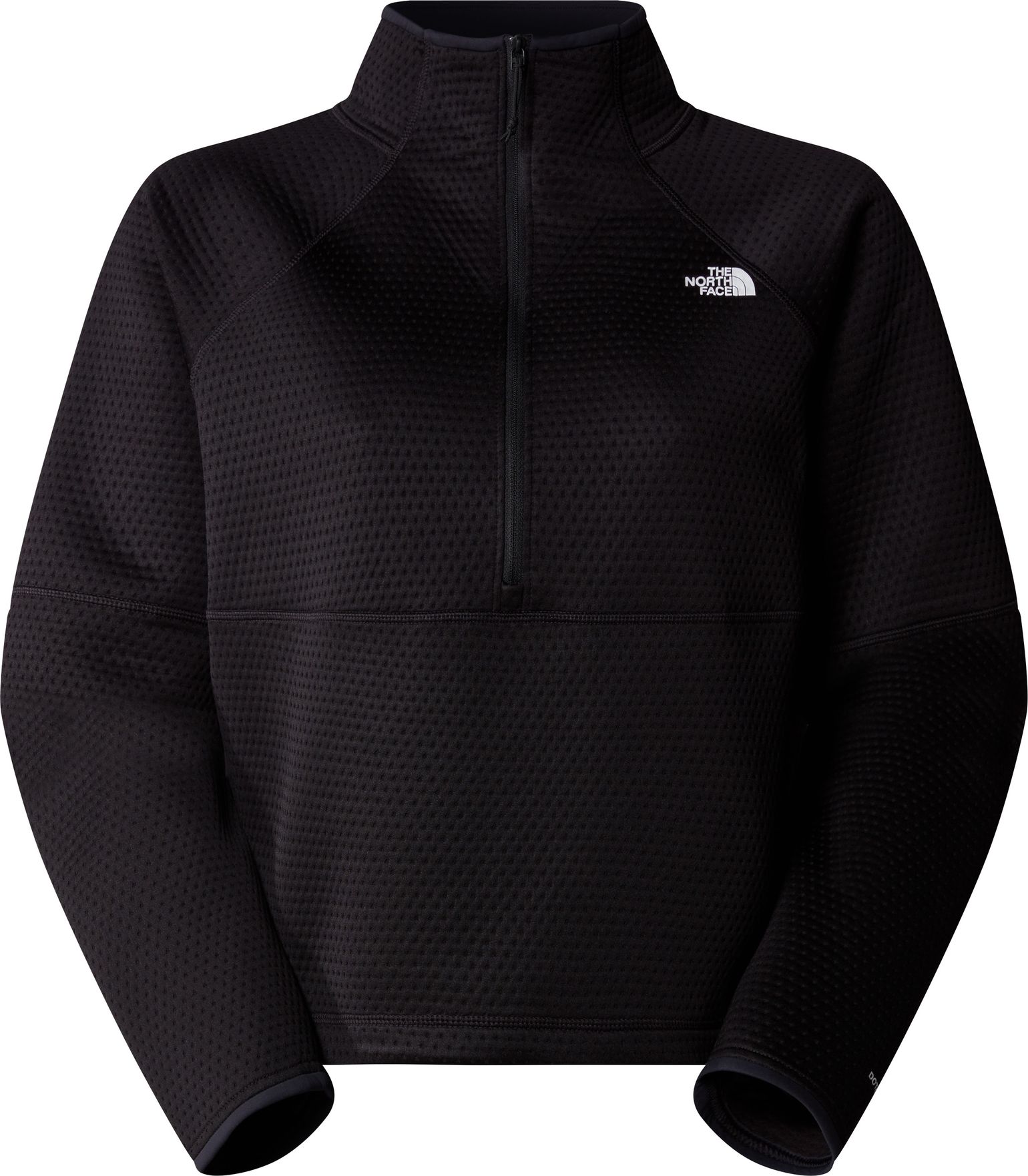 The North Face Women's Vertical Thermal 1/4 Zip Fleece TNF Black