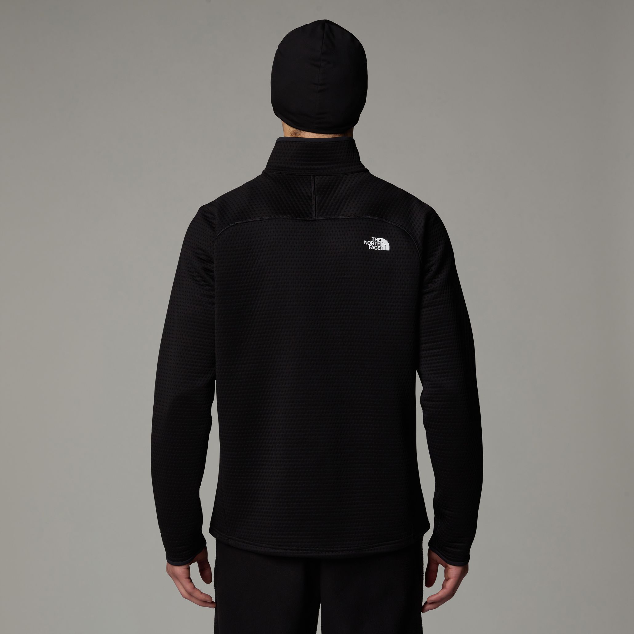 The North Face Men's Vertical Thermal 1/4 Zip Fleece TNF Black