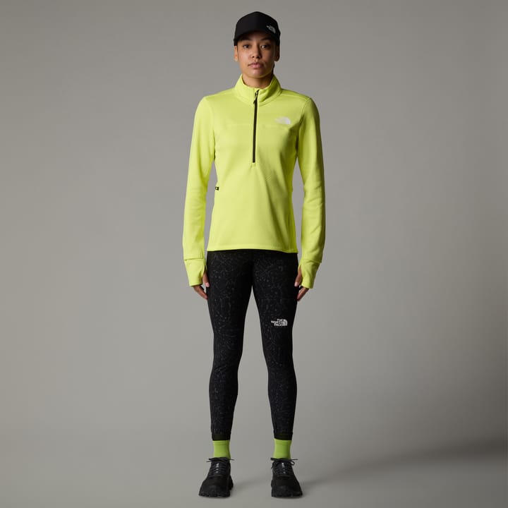 The North Face Women's Winter Warm Pro 1/4 Zip Fleece Firefly Yellow The North Face The North Face Women's Winter Warm Pro 1/4 Zip Fleece Firefly Yellow The North Face