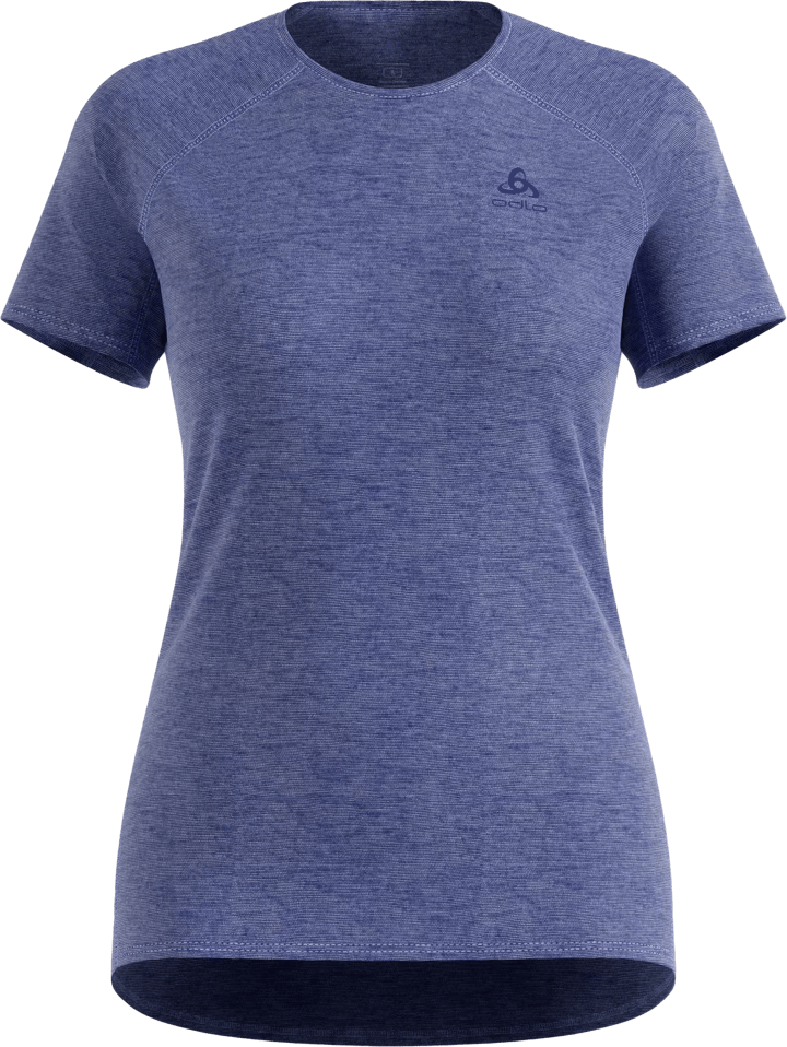 Odlo Women's T-Shirt Crew Neck S/S X-Alp Pw 115 Dazzling Blue Melange Odlo