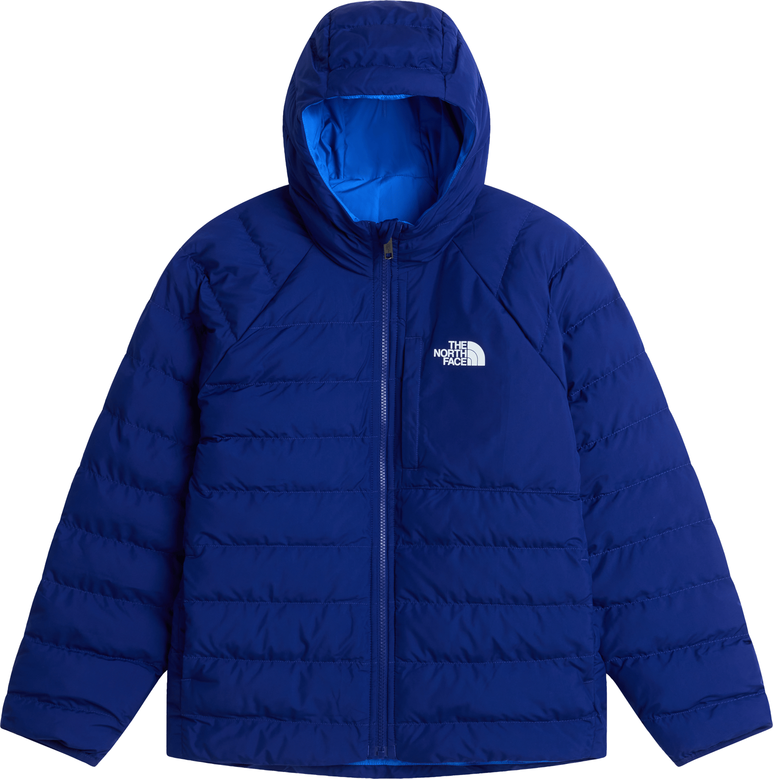 The North Face Boys' Reversible Perrito Hooded Jacket Bold Blue