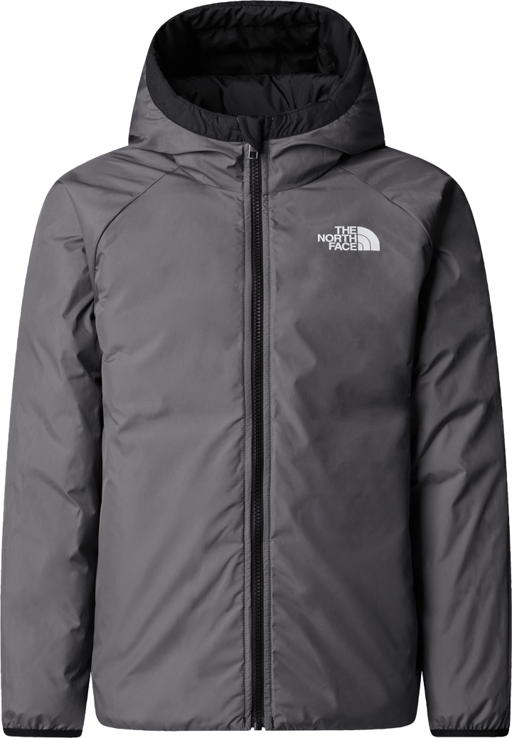 The North Face Boys' Reversible Perrito Hooded Jacket TNF Black/Smoked Pearl The North Face