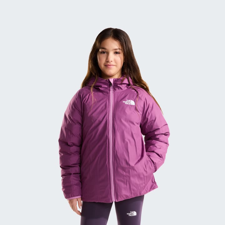 The North Face Girls' Reversible Perrito Hooded Jacket Hushed Lavender The North Face