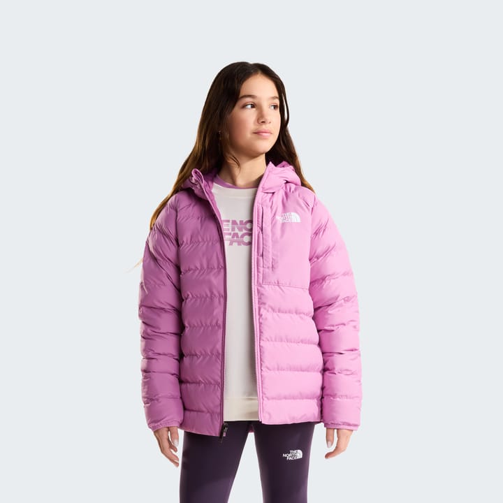 The North Face Girls' Reversible Perrito Hooded Jacket Hushed Lavender The North Face