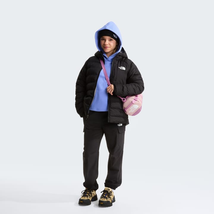 The North Face Girls' Reversible Perrito Hooded Jacket TNF Black/Smoked Pearl The North Face