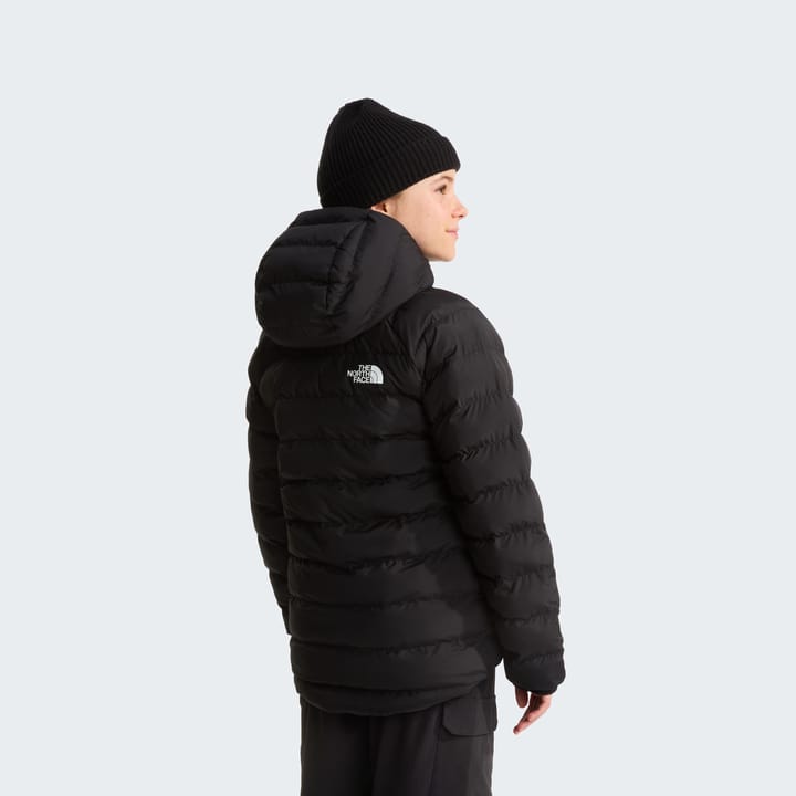 The North Face Girls' Reversible Perrito Hooded Jacket TNF Black/Smoked Pearl The North Face