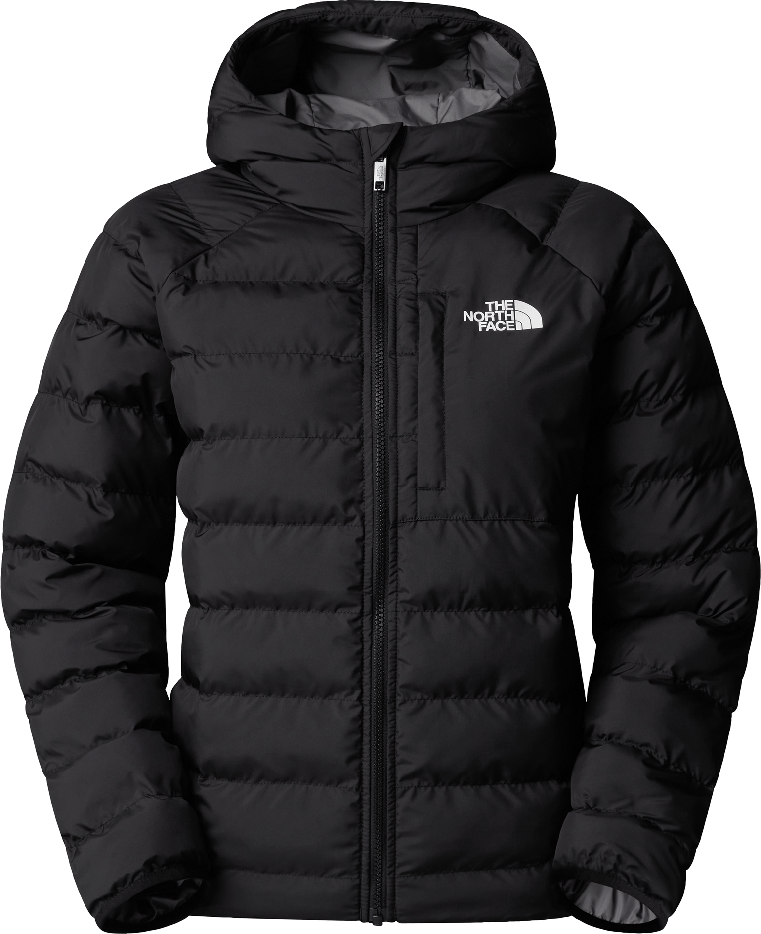 The North Face Girls' Reversible Perrito Hooded Jacket TNF Black/Smoked Pearl
