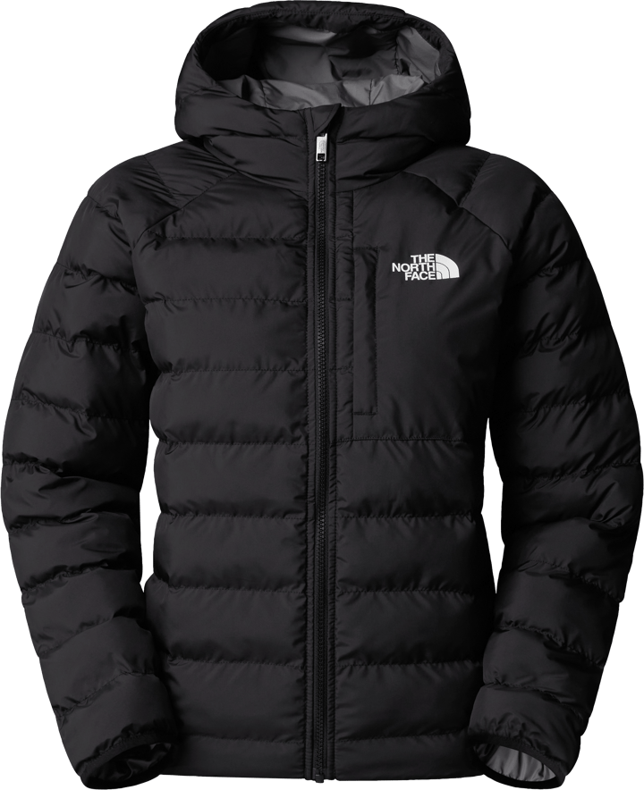 The North Face Girls' Reversible Perrito Hooded Jacket TNF Black/Smoked Pearl The North Face