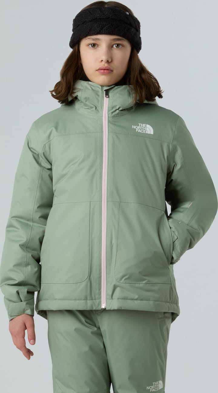 The North Face Girls' Freedom Insulated Jacket Slate Moss The North Face