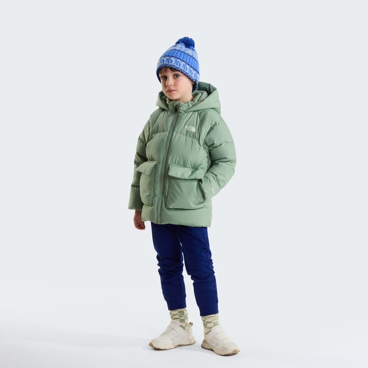 The North Face Kids' North Down Fleece-Lined Parka Slate Moss The North Face