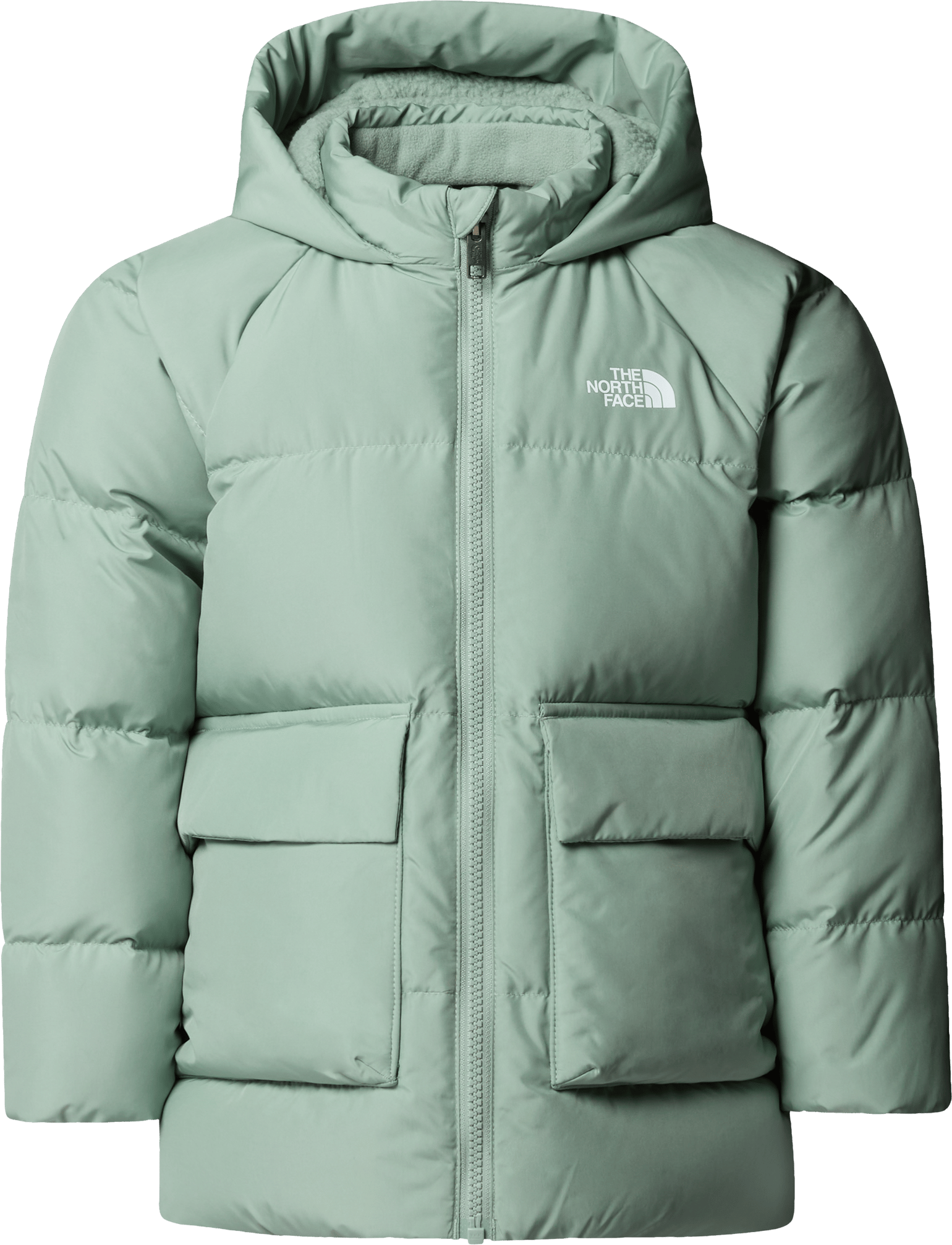 The North Face Kids' North Down Fleece-Lined Parka Slate Moss