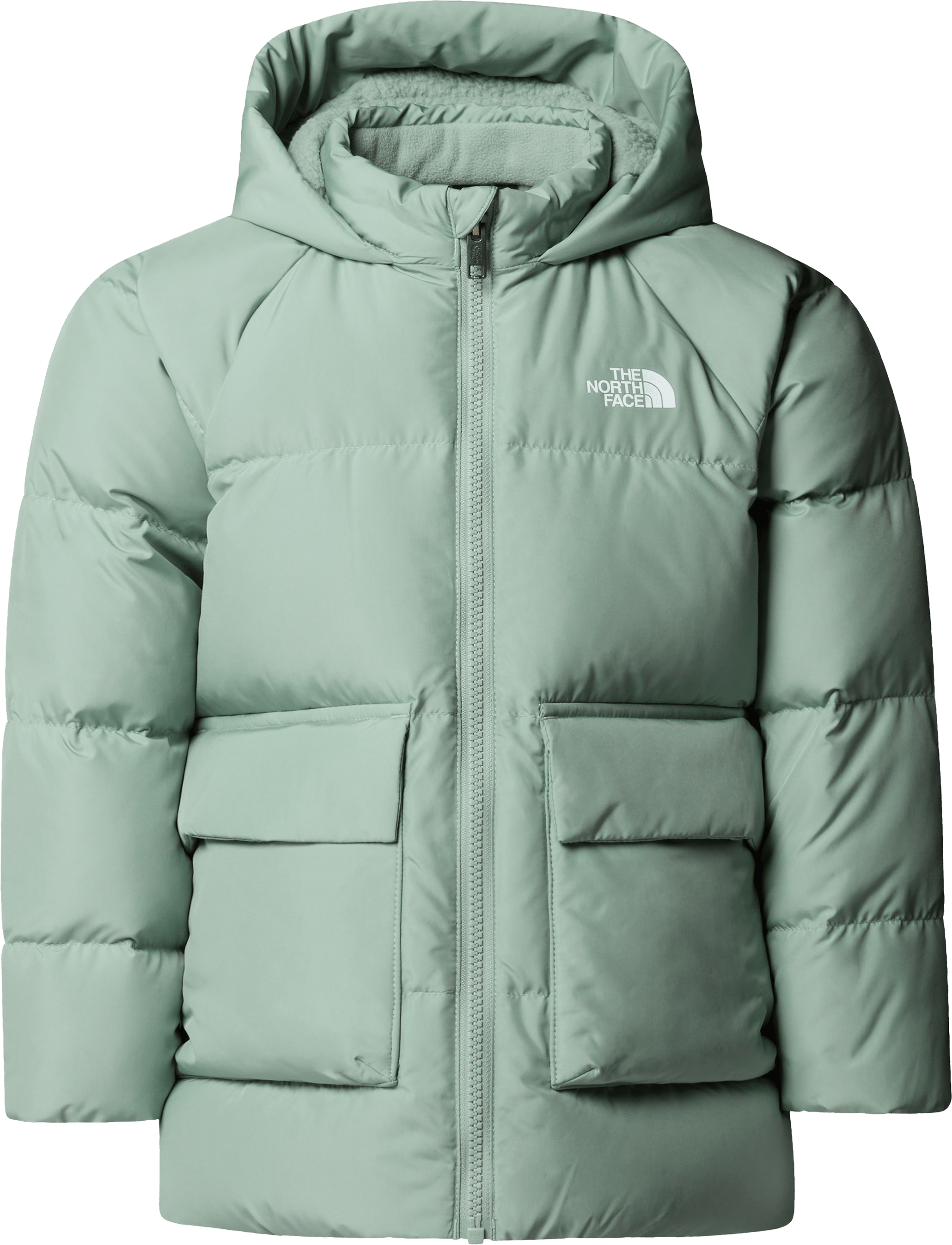 The North Face Kids' North Down Fleece-Lined Parka Slate Moss