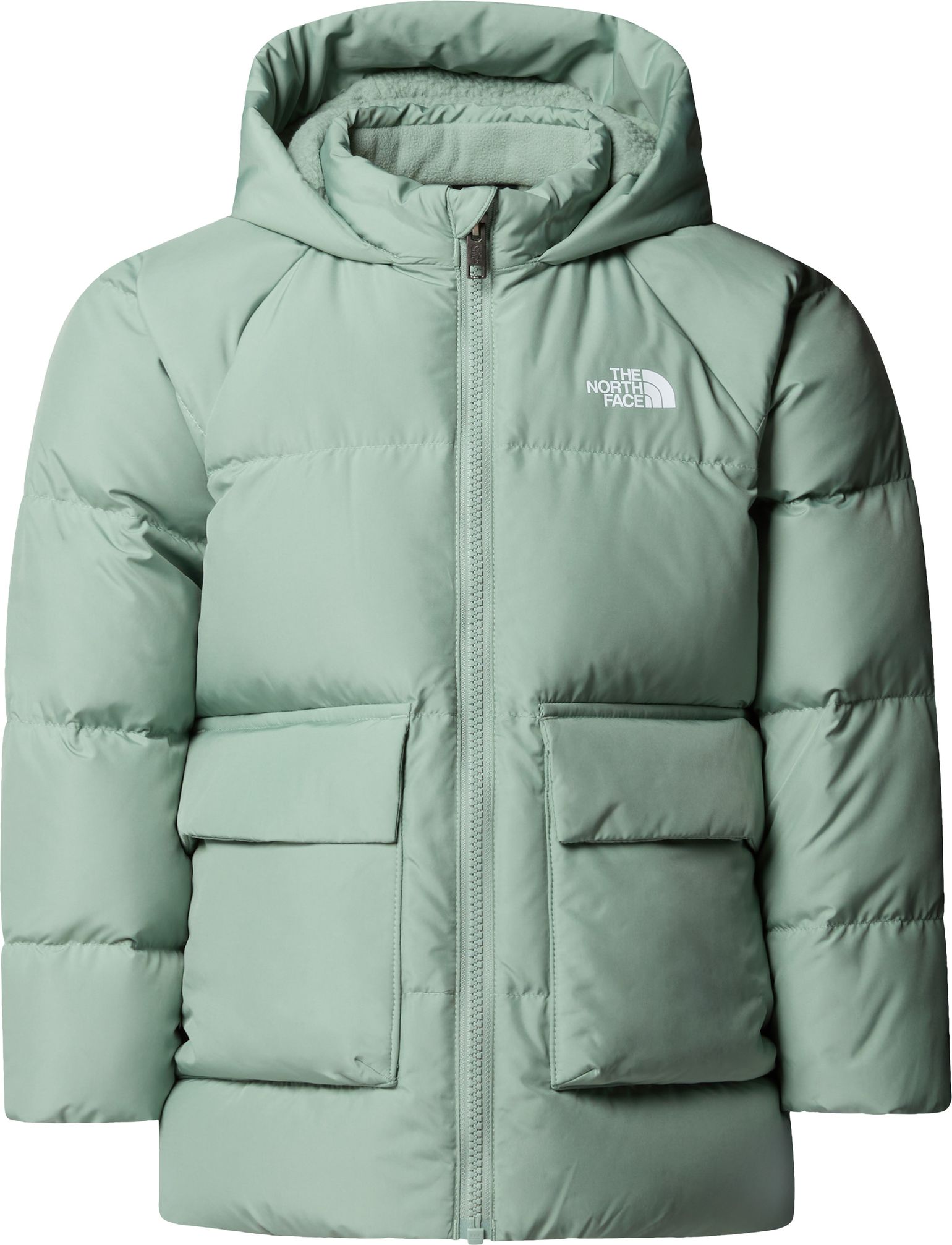 The North Face Kids' North Down Fleece-Lined Parka Slate Moss