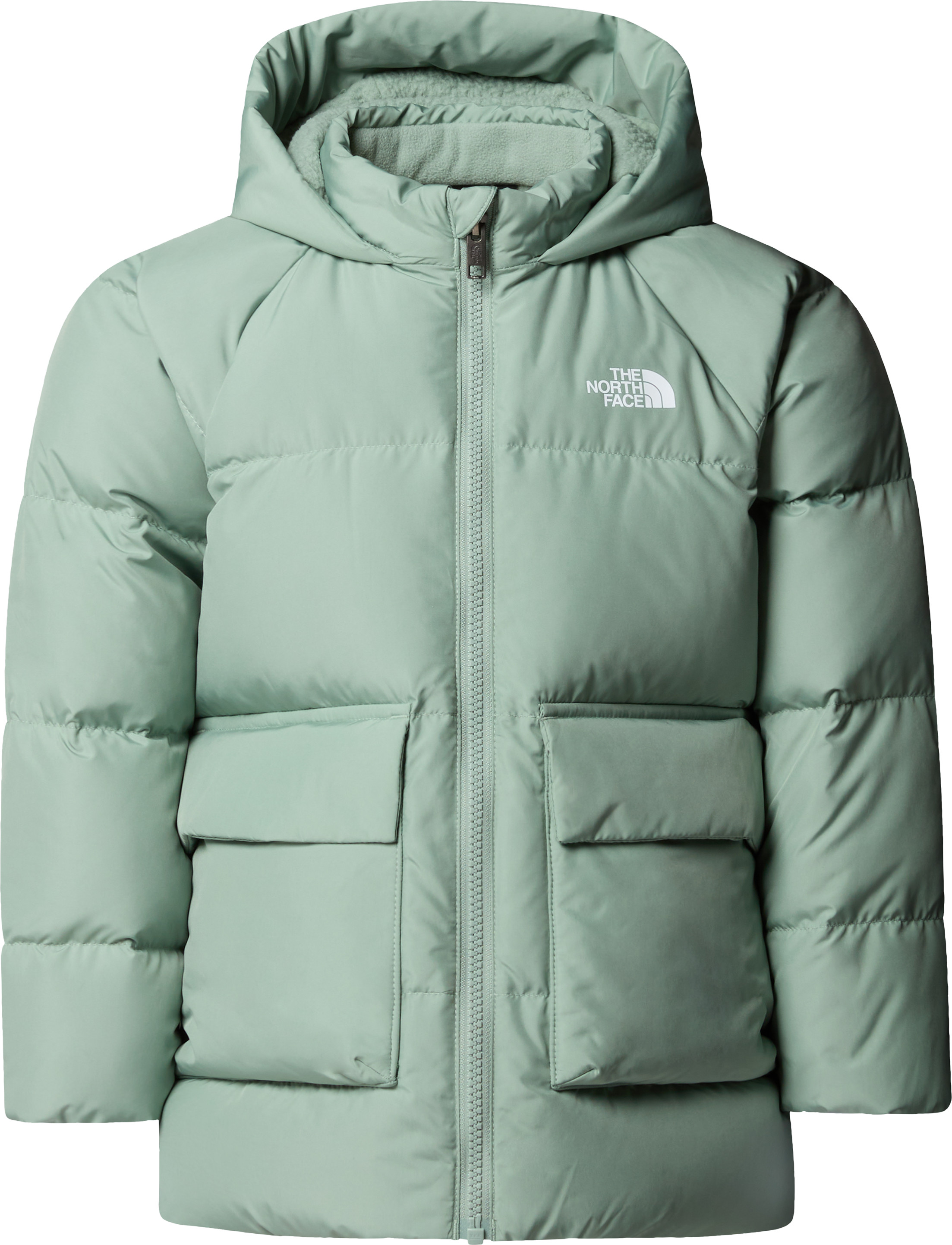 The North Face Kids' North Down Fleece-Lined Parka Slate Moss