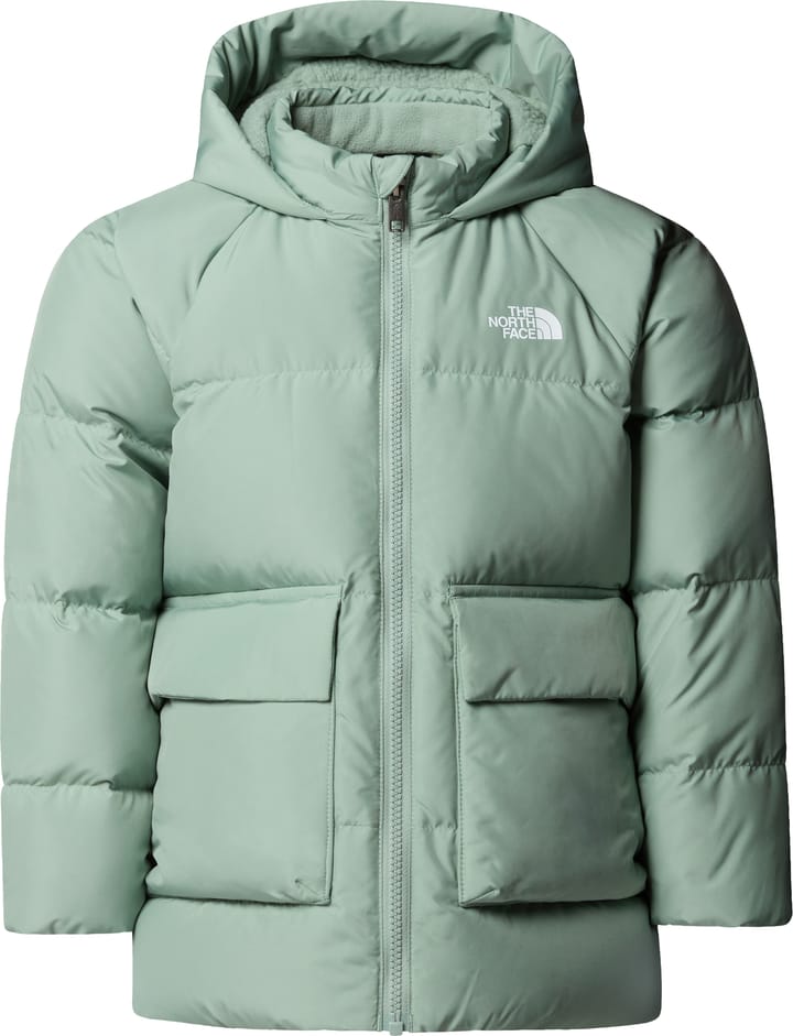 The North Face Kids' North Down Fleece-Lined Parka Slate Moss The North Face