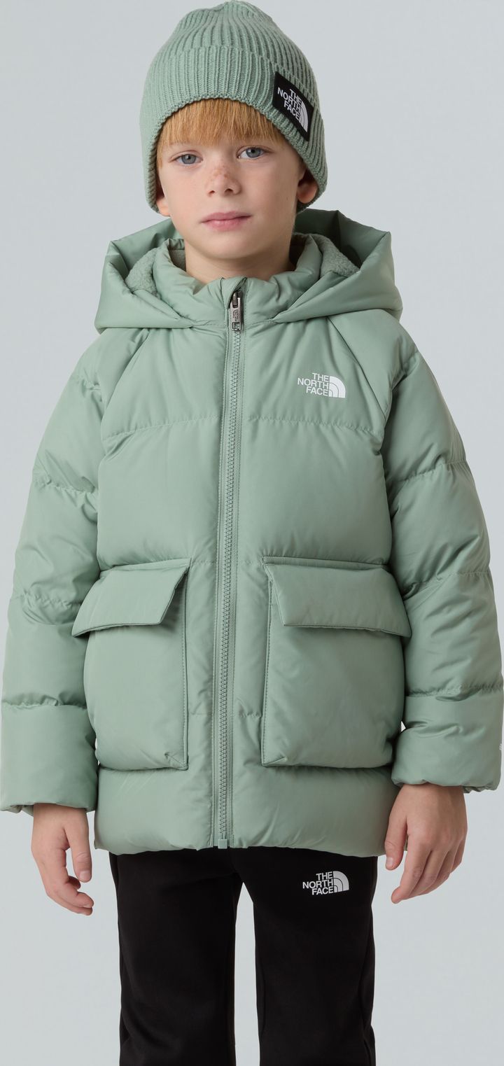 The North Face Kids' North Down Fleece-Lined Parka Slate Moss The North Face