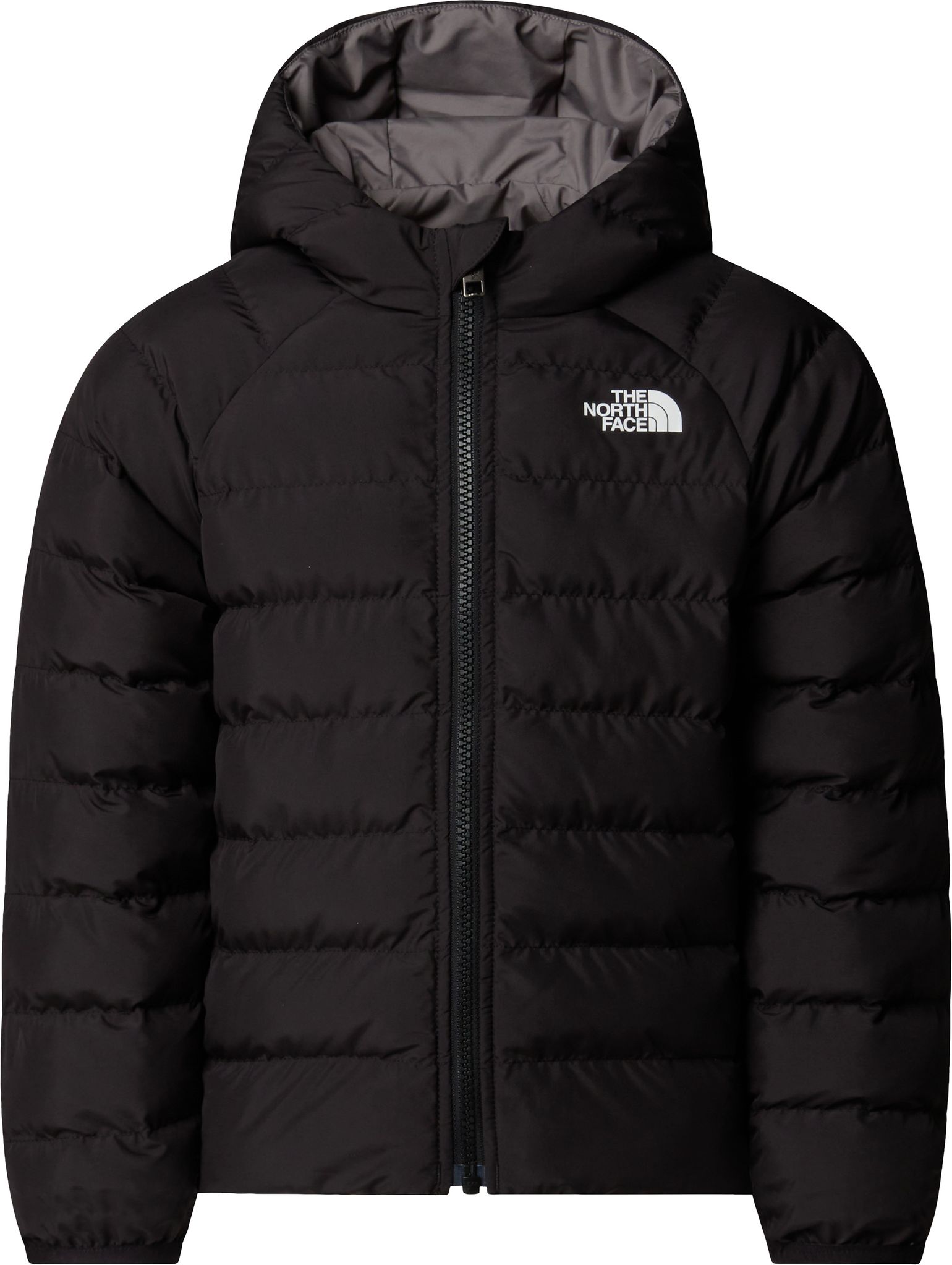 The North Face Kids' Reversible Perrito Jacket TNF Black/Smoked Pearl