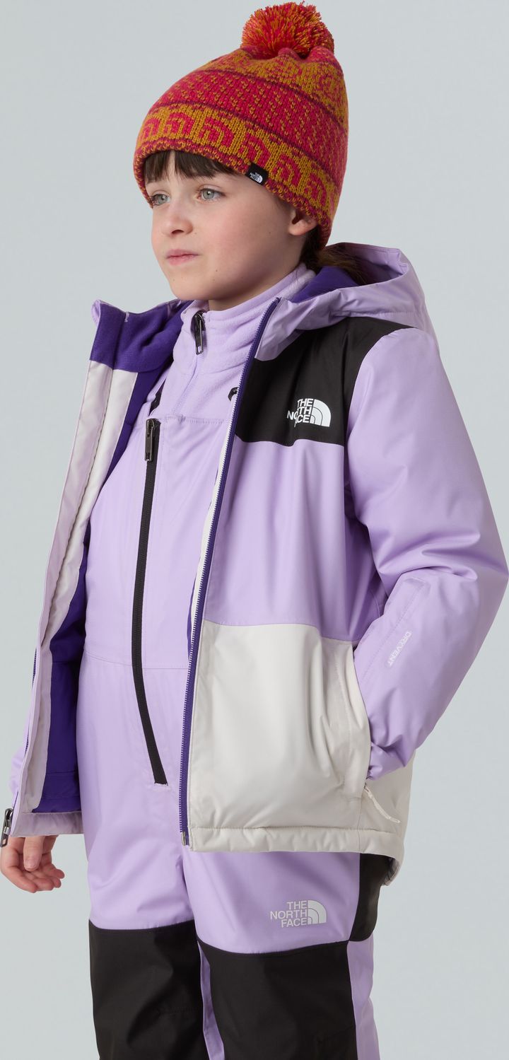 The North Face Kid Freedom Insulated Jacket Lite Lilac/white Dune The North Face The North Face Kid Freedom Insulated Jacket Lite Lilac/white Dune The North Face
