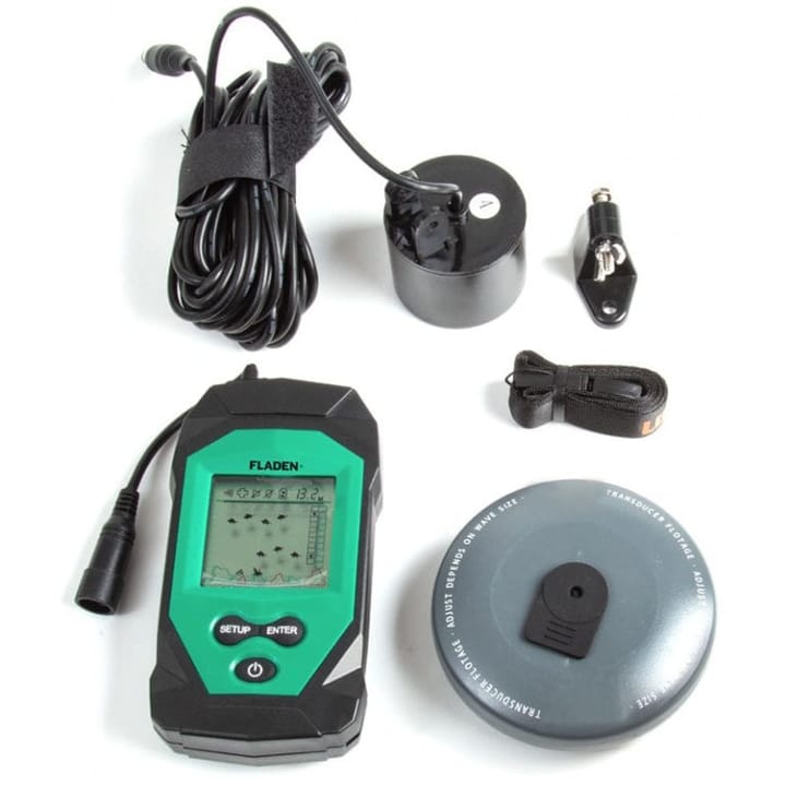 Fladen Fladen Fish Finder De Luxe Portabelt Håndholdt Ekkolodd Fladen Fladen Fladen Fish Finder De Luxe Portabelt Håndholdt Ekkolodd Fladen